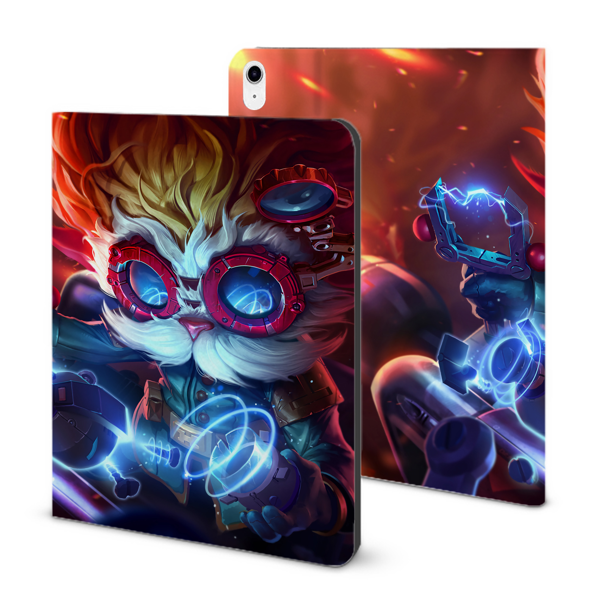 （画像用） リーグ・オブ・レジェンド League of Legends LOL IPad ケース ブック型 PUレザー TPU 耐衝撃 軽量 薄型 ペン収納なし 全面保護 IPad 各モデル対応